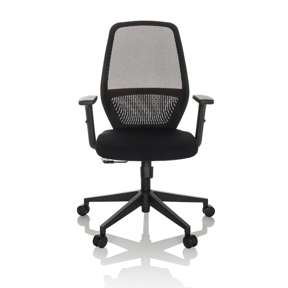 Illustration du produit: Chaise de bureau / chaise pivotante hjh OFFICE CARLOW I maille / tissu, noir