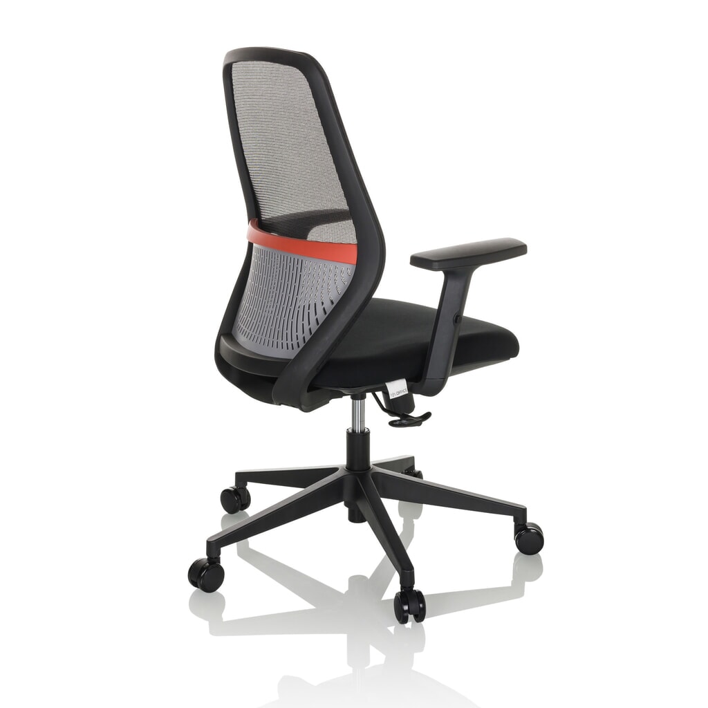 Chaise de bureau / chaise pivotante hjh OFFICE CARLOW I maille / tissu, noir N° de l'image du produit 9 : Chaise de bureau / chaise pivotante hjh OFFICE CARLOW I maille / tissu, noir