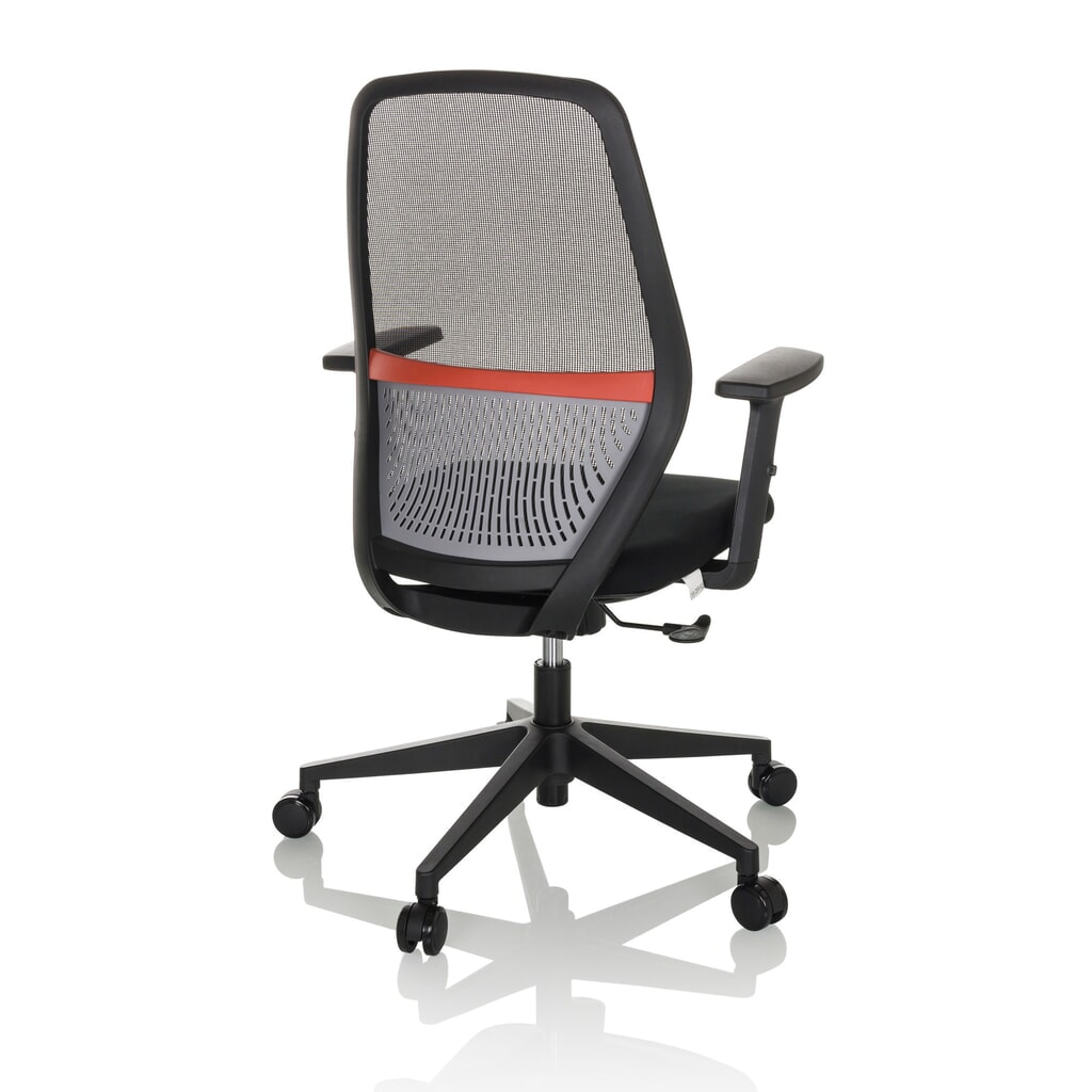 Chaise de bureau / chaise pivotante hjh OFFICE CARLOW I maille / tissu, noir N° de l'image du produit 10 : Chaise de bureau / chaise pivotante hjh OFFICE CARLOW I maille / tissu, noir