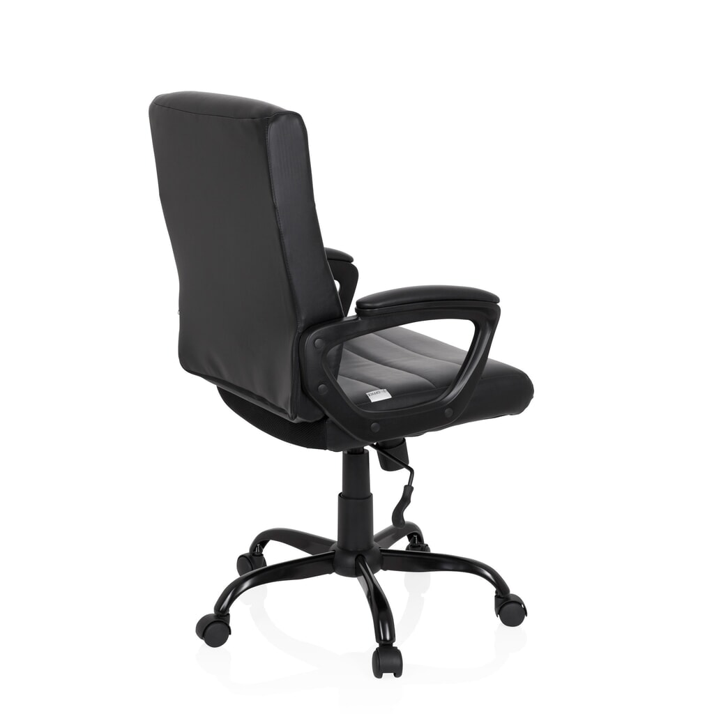 Siège de bureau / fauteuil de direction hjh OFFICE ERGOSMOOTH BIG PU similicuir, noir N° de l'image du produit 4 : Siège de bureau / fauteuil de direction hjh OFFICE ERGOSMOOTH BIG PU similicuir, noir