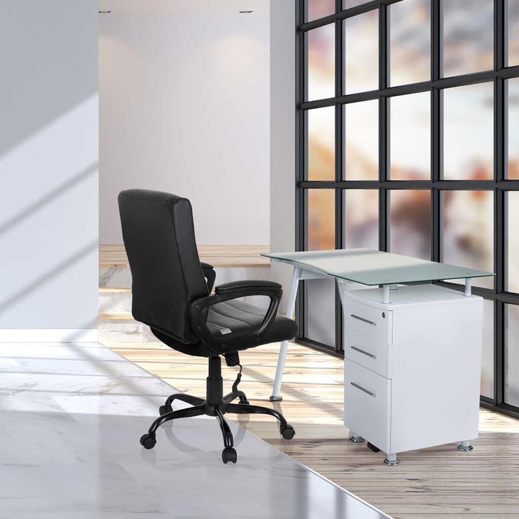 Siège de bureau / fauteuil de direction hjh OFFICE ERGOSMOOTH BIG PU similicuir, noir N° de l'image du produit 10 : Siège de bureau / fauteuil de direction hjh OFFICE ERGOSMOOTH BIG PU similicuir, noir
