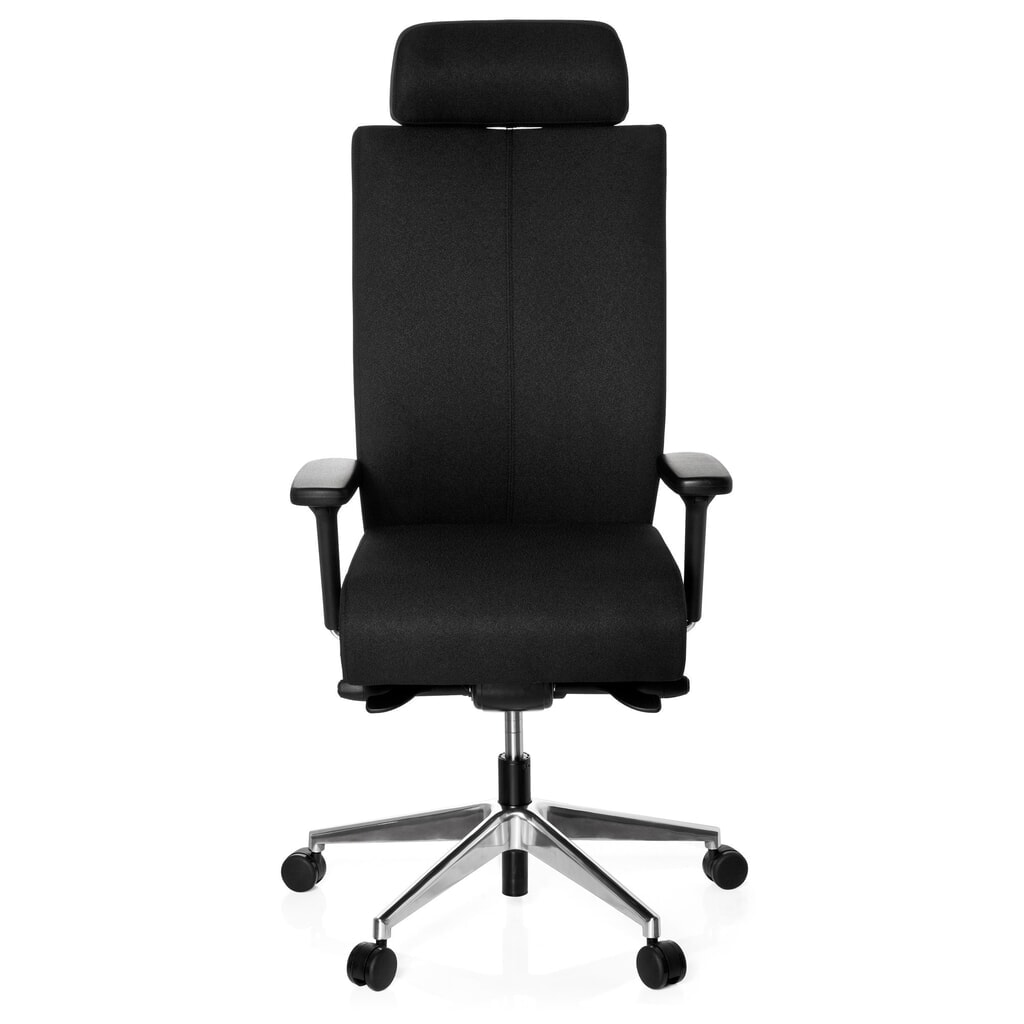 Siège de bureau / siège pivotant hjh OFFICE PRO-TEC XXL tissu, noir Illustration du produit: Siège de bureau / siège pivotant hjh OFFICE PRO-TEC XXL tissu, noir