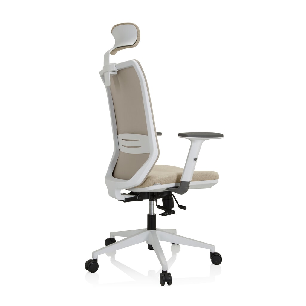 Siège de bureau / siège pivotant hjh OFFICE PROFONDO PRO W maille/tissu, beige N° de l'image du produit 10 : Siège de bureau / siège pivotant hjh OFFICE PROFONDO PRO W maille/tissu, beige