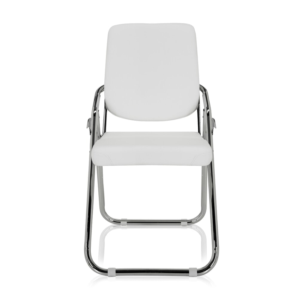 Illustration du produit: Chaise de réunion / chaise-visiteur hjh OFFICE / ESTO PU, blanc