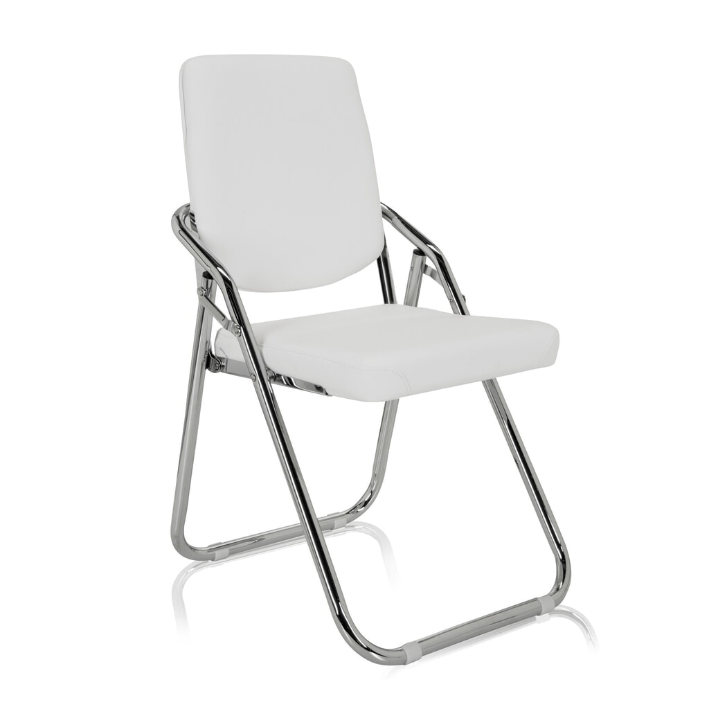 Chaise de réunion / chaise-visiteur hjh OFFICE / ESTO PU, blanc N° de l'image du produit 5 : Chaise de réunion / chaise-visiteur hjh OFFICE / ESTO PU, blanc
