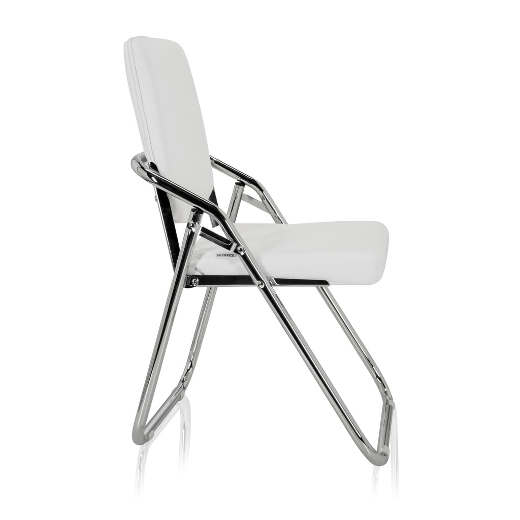 Chaise de réunion / chaise-visiteur hjh OFFICE / ESTO PU, blanc N° de l'image du produit 6 : Chaise de réunion / chaise-visiteur hjh OFFICE / ESTO PU, blanc