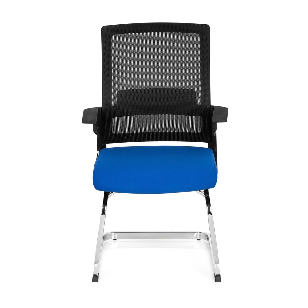 Illustration du produit: Chaise de conférence / fauteuil suspendu hjh OFFICE INVENTOR V tissu, noir / bleu