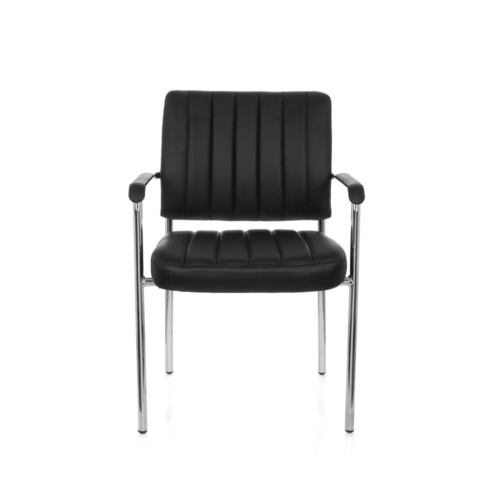 Illustration du produit: Chaise de réunion / chaise-visiteur hjh OFFICE / SOMOS V PU, noir