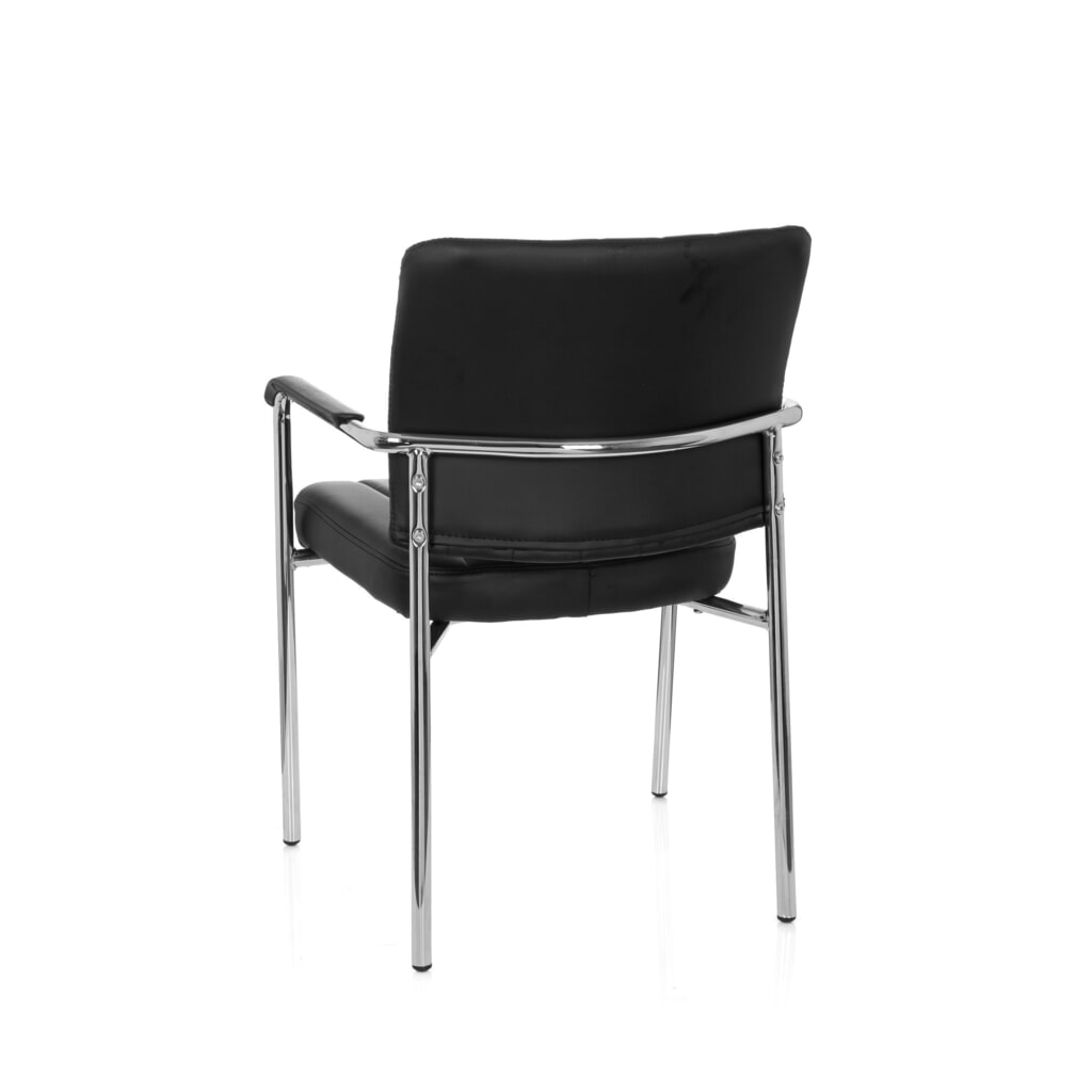 N° de l'image du produit 7 : Chaise de réunion / chaise-visiteur hjh OFFICE / SOMOS V PU, noir