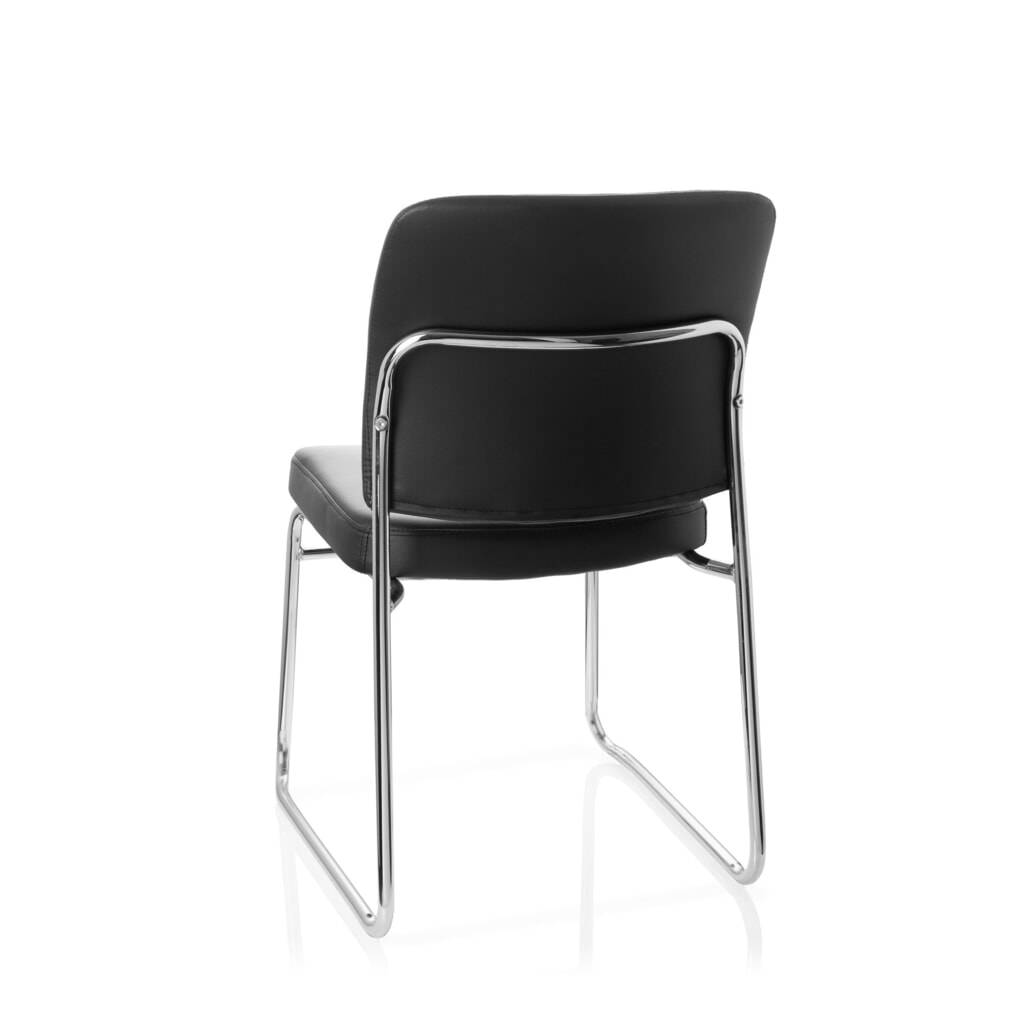 Chaise de réunion / chaise-visiteur hjh OFFICE TONSO V similicuir, noir N° de l'image du produit 7 : Chaise de réunion / chaise-visiteur hjh OFFICE TONSO V similicuir, noir