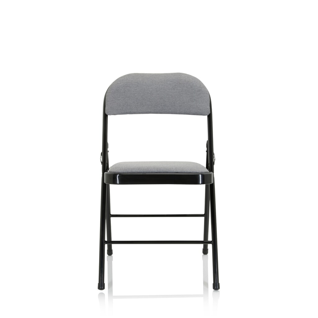 Chaise de réunion / chaise-visiteur / chaise pliante hjh OFFICE TUDELA II tissu, gris clair Illustration du produit: Chaise de réunion / chaise-visiteur / chaise pliante hjh OFFICE TUDELA II tissu, gris clair