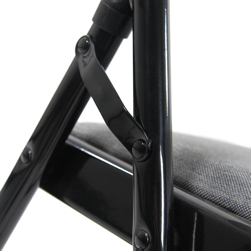 N° de l'image du produit 4 : Chaise de réunion / chaise-visiteur / chaise pliante hjh OFFICE TUDELA II tissu, gris clair