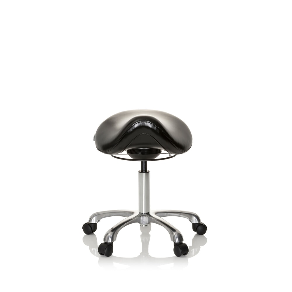 Illustration du produit: hjh OFFICE tabouret ergonomique / tabouret-selle ORTHO SIT PU similicuir, noir