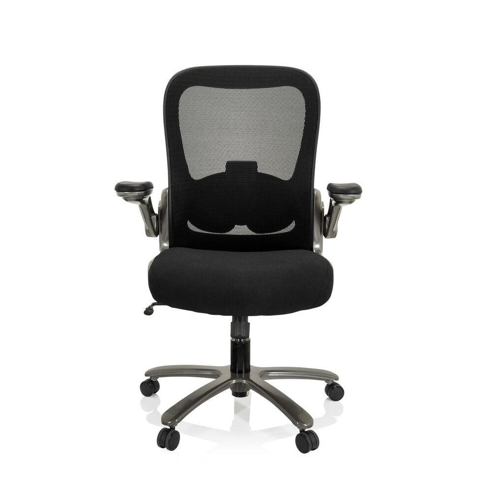 N° de l'image du produit 1 : Siège pour personne forte / siège de bureau hjh OFFICE INSTRUCTOR T I Titan XXL maille/tissu, noir