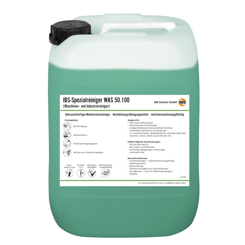 Solvant industriel IBS WAS 50.100, 20 litres Illustration du produit: Solvant industriel IBS WAS 50.100, 20 litres
