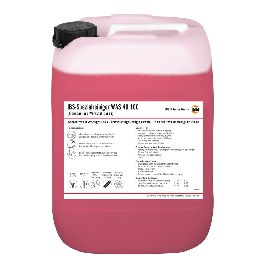 Illustration du produit: Solvant pour sol d’atelier IBS WAS 40.100, 20 litres