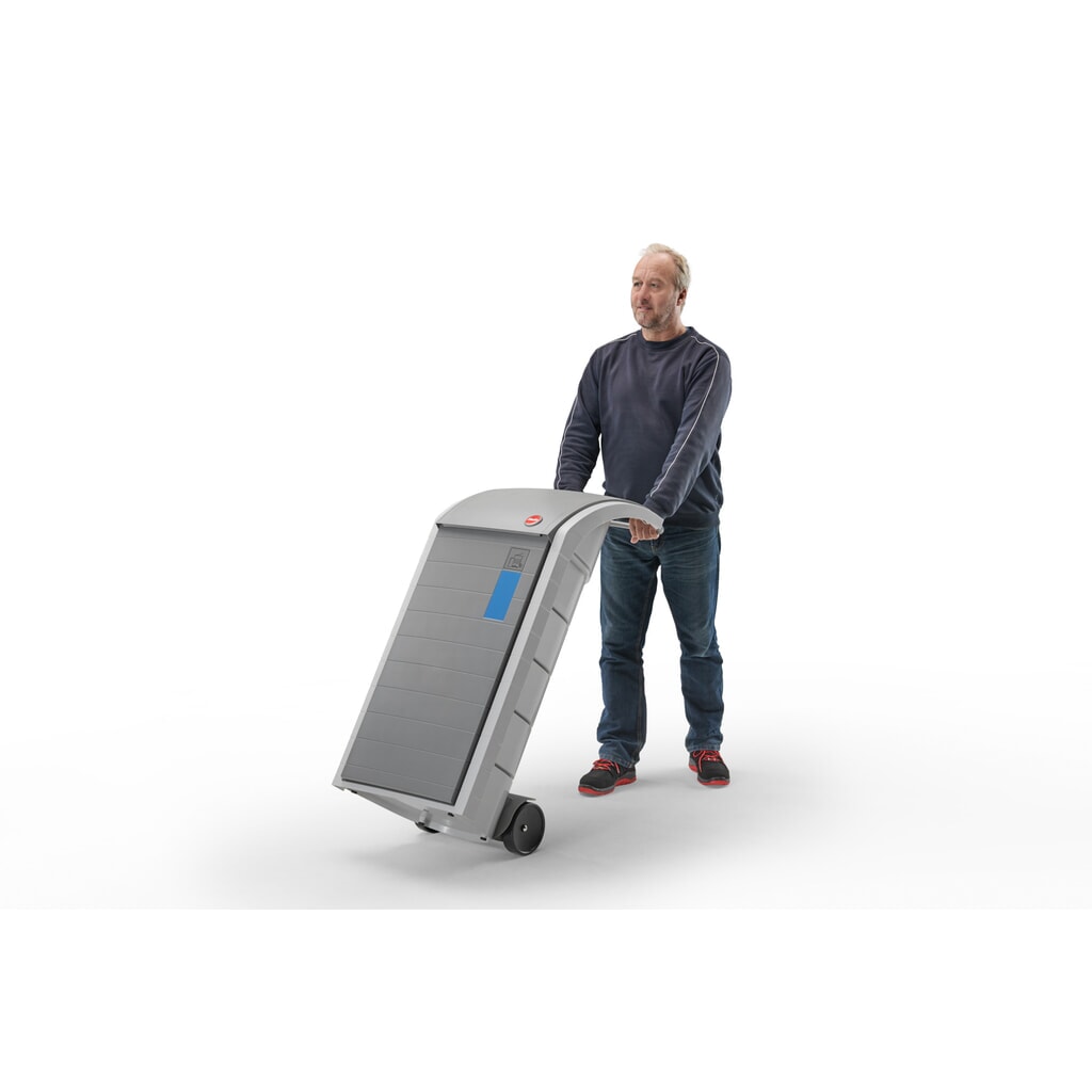 Jeu de roues pour collecteur de matériaux Hailo ProfiLine WSB Design XXXL, 120 litres N° de l'image du produit 4 : Jeu de roues pour collecteur de matériaux Hailo ProfiLine WSB Design XXXL, 120 litres