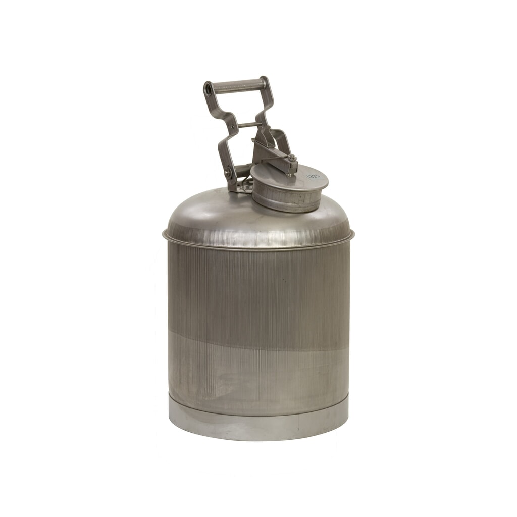 Illustration du produit: Justrite® Bidon pour déchets Eagle, acier inoxydable, 9,5 litres