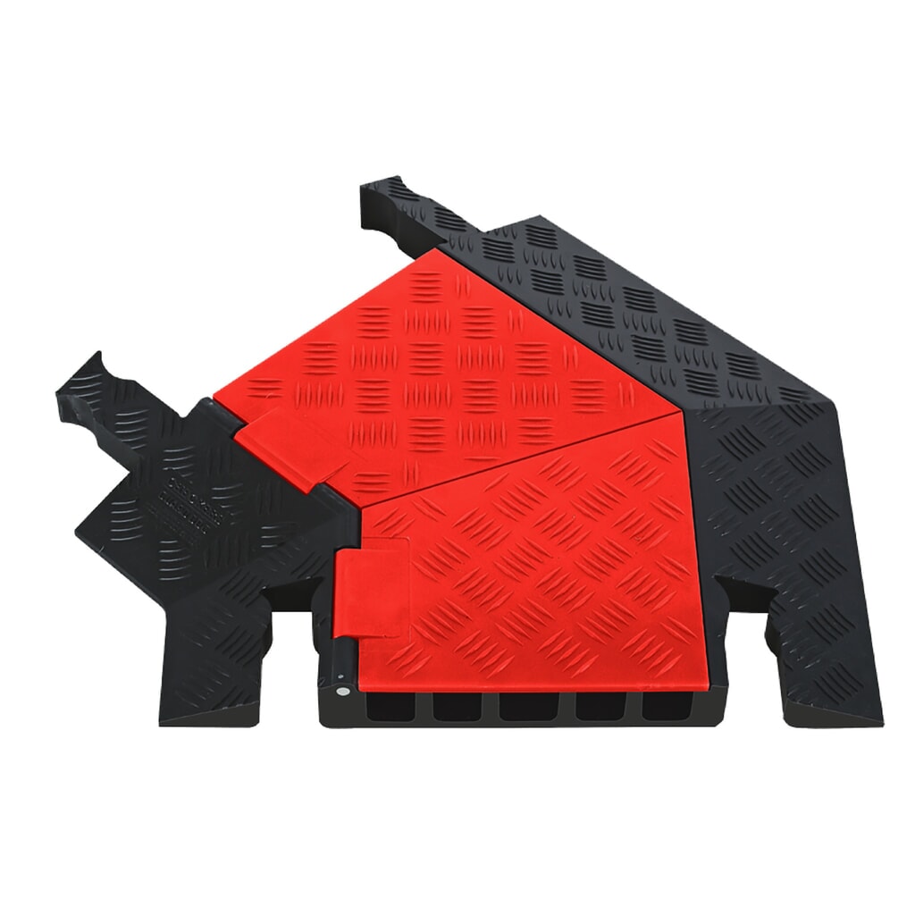Justrite® Passage pour câbles Guard Dog®, coude à 45°