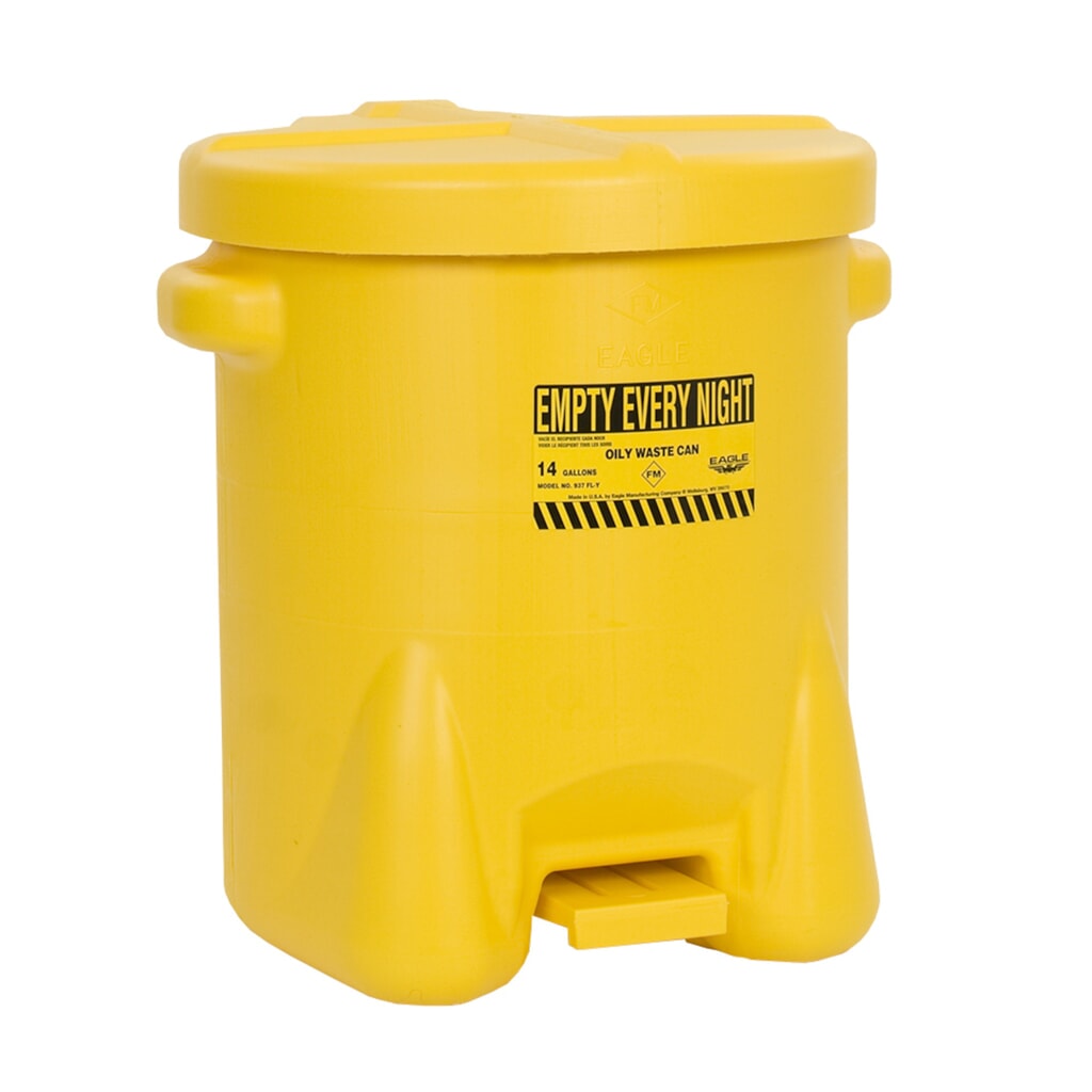 Justrite® Poubelle Eagle, HDPE, 22,8 litres, rouge Illustration du produit: Justrite® Poubelle Eagle, HDPE, 22,8 litres, rouge