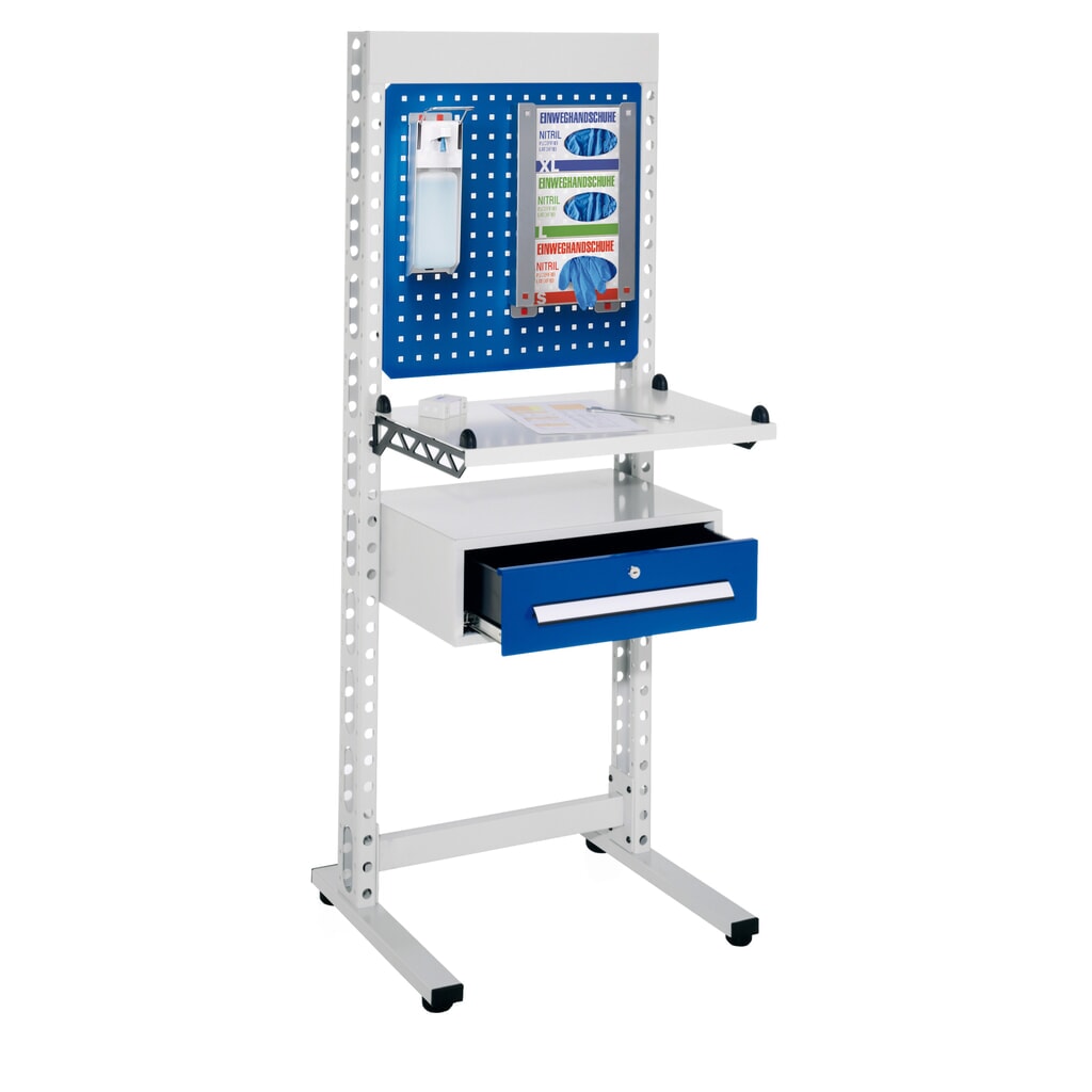 Kappes ErgoPlus® Station d’hygiène, poste de travail debout avec pieds, HxlxP 1 770 x 670 x 400 mm, modèle 3 Illustration du produit: Kappes ErgoPlus® Station d’hygiène, poste de travail debout avec pieds, HxlxP 1 770 x 670 x 400 mm, modèle 3