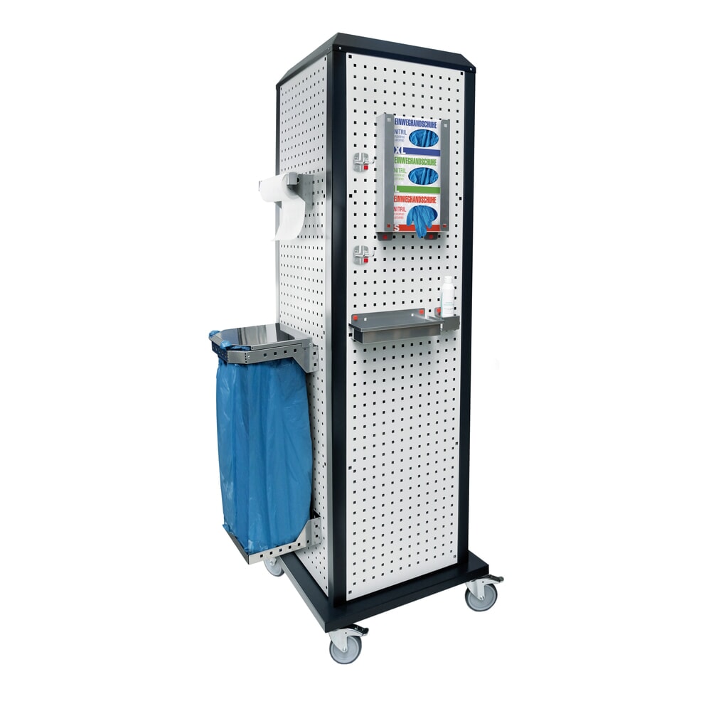 Illustration du produit: Kappes RasterPlan® Station d’hygiène, mobile, sans porte, HxlxP 2 175 x 700 x 700 mm, modèle 2