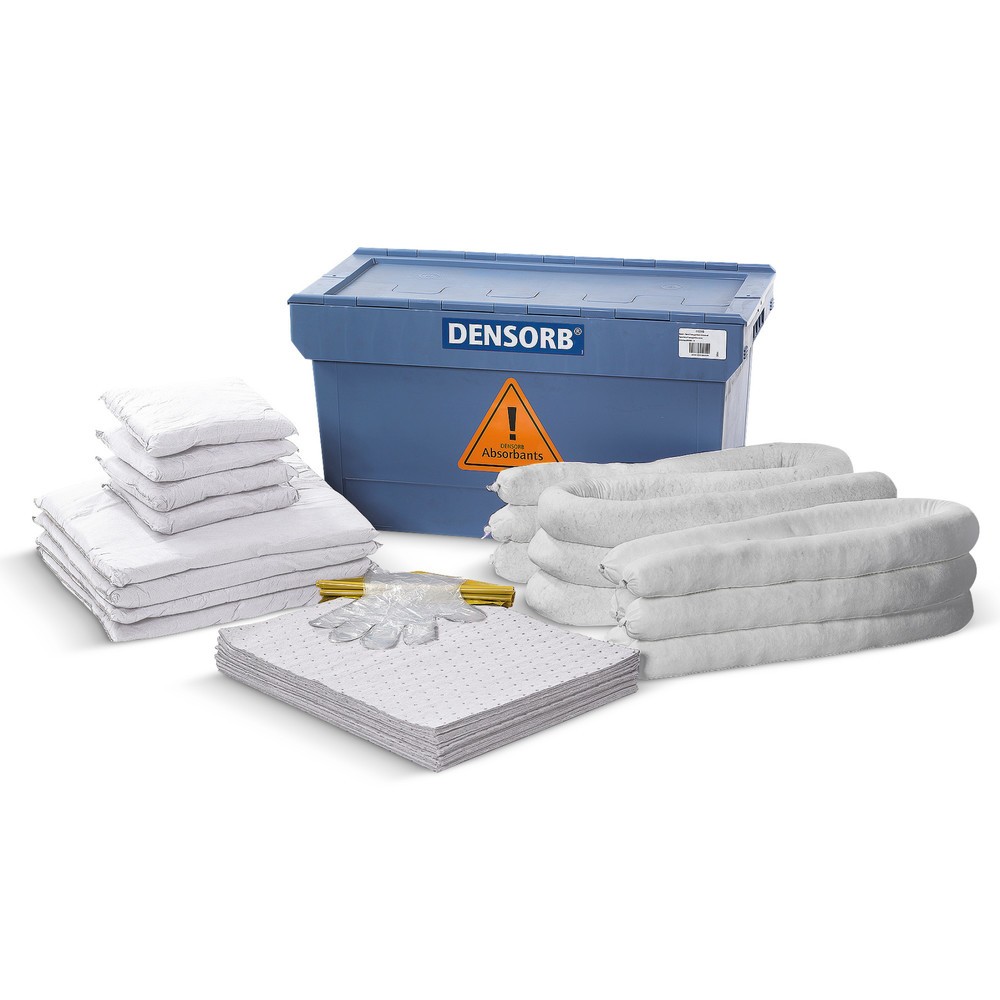 Illustration du produit: Kit d’urgence en boîte de transport, huile, capacité d’absorption 110 l