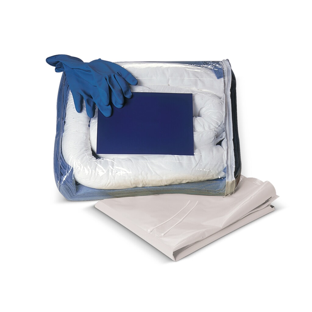 Illustration du produit: Kit d’urgence mobile pour l’huile, capacité d’absorption 24 l