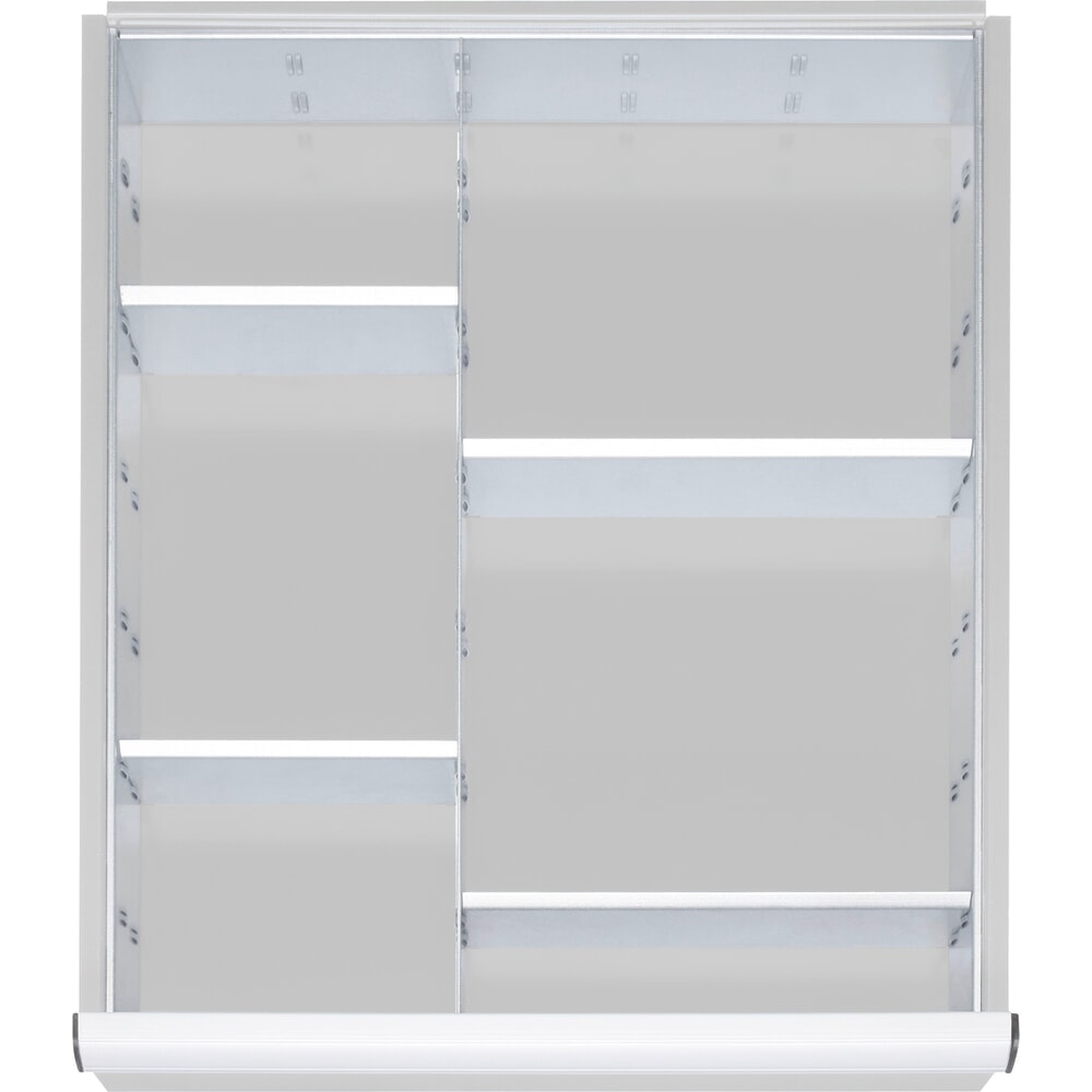 Illustration du produit: Kit de compartimentage de tiroir Steinbock®, pour dimensions de tiroir l x P 490 x 560 mm avec hauteur de façade 60-90 mm, 1x 4 cloisons de séparation
