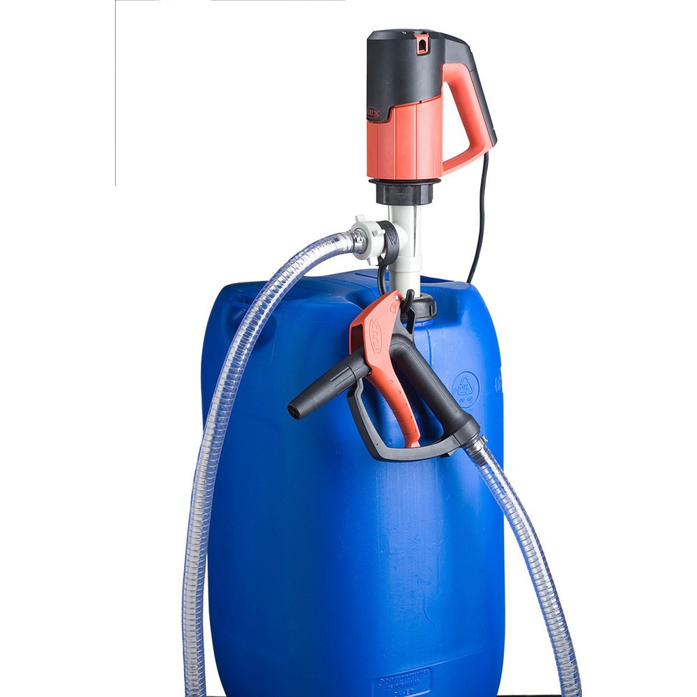 N° de l'image du produit 1 : Kit de pompe pour acides et lessives alcalines, pour bidons et fûts