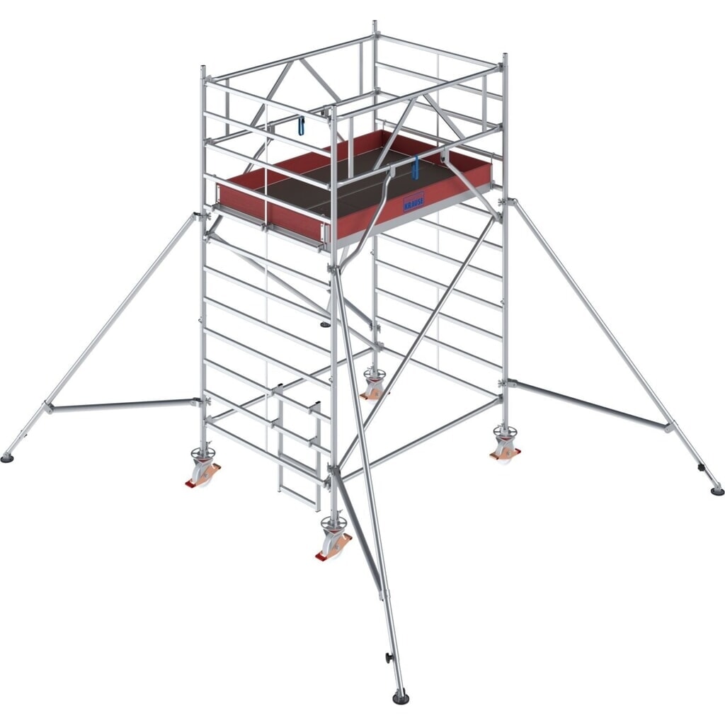 KRAUSE® Échafaudage roulant STABILO S5000 longueur de travée 2,00, hauteur de travail 4,30 Illustration du produit: KRAUSE® Échafaudage roulant STABILO S5000 longueur de travée 2,00, hauteur de travail 4,30
