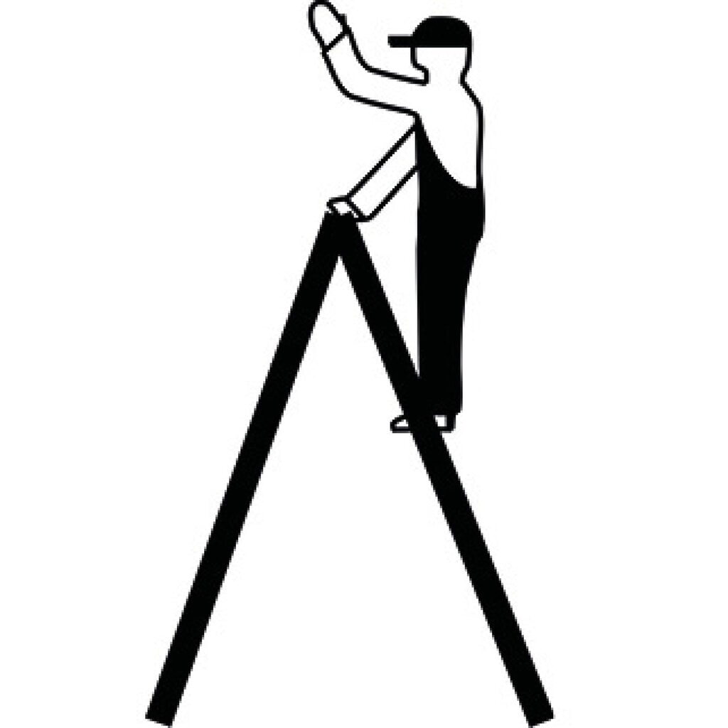N° de l'image du produit 8 : Escabeau KRAUSE® STABILO , accessible des deux côtés, capacité de charge 225 kg, 2 x 5 marches