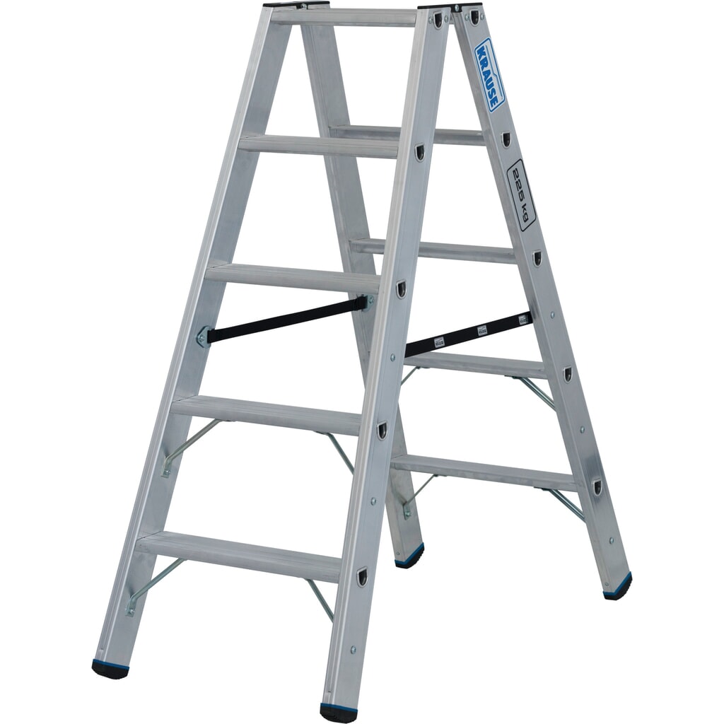 N° de l'image du produit 13 : Escabeau KRAUSE® STABILO , accessible des deux côtés, capacité de charge 225 kg, 2 x 5 marches