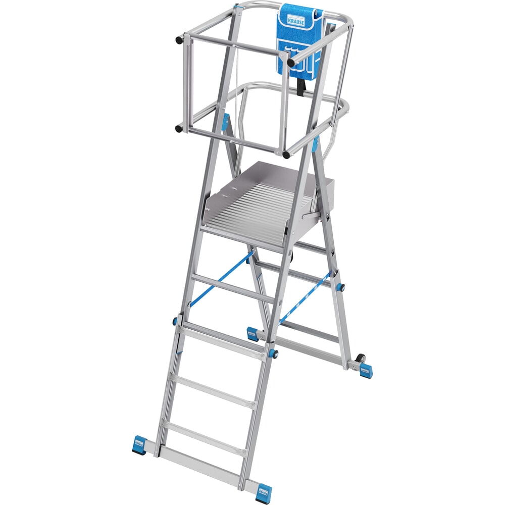N° de l'image du produit 20 : Échelle à plate-forme KRAUSE® STABILO avec grande plate-forme SkyMatic 3-5 échelons