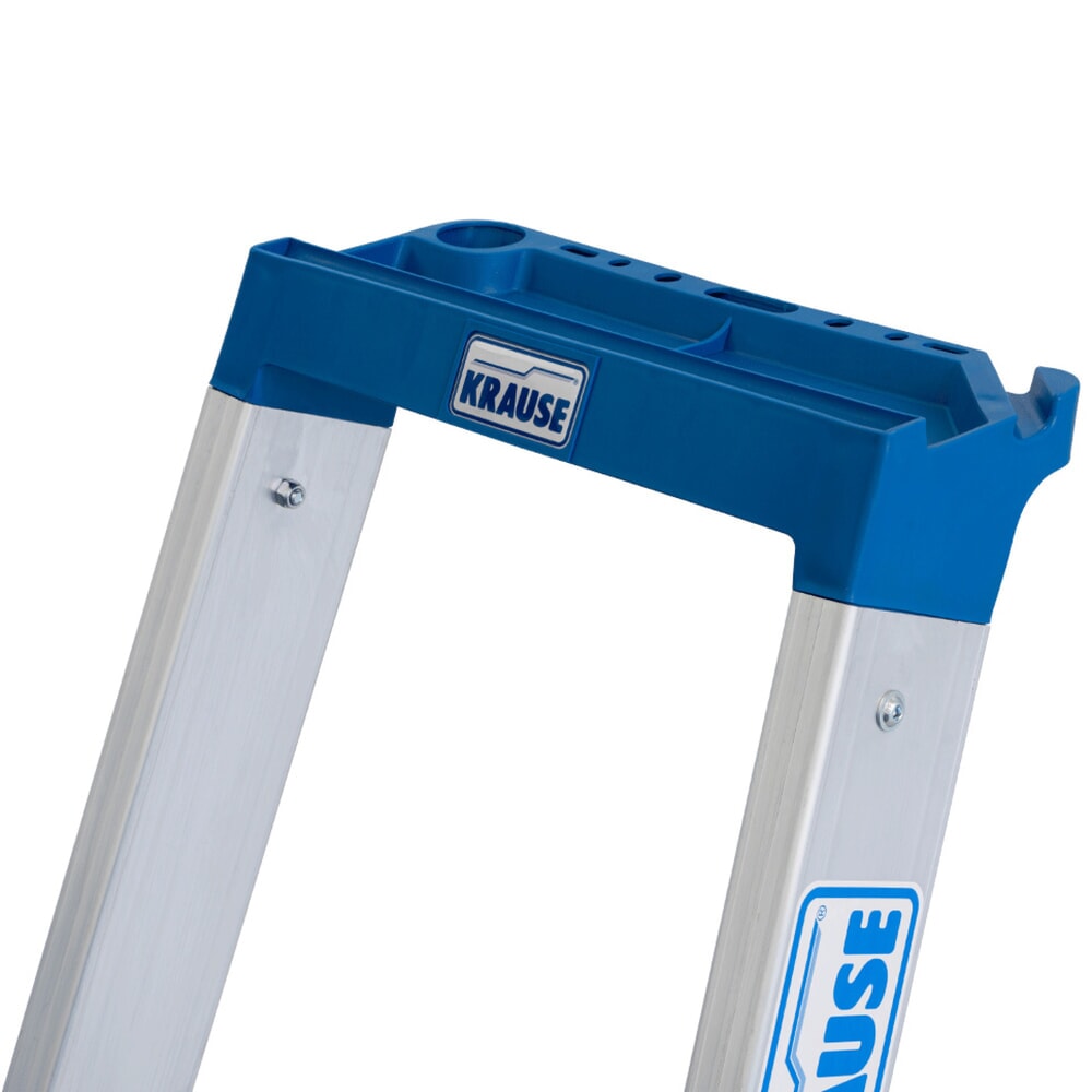 N° de l'image du produit 4 : Échelle télescopique KRAUSE® STABILO avec marches, accès unilatéral, 4 marches