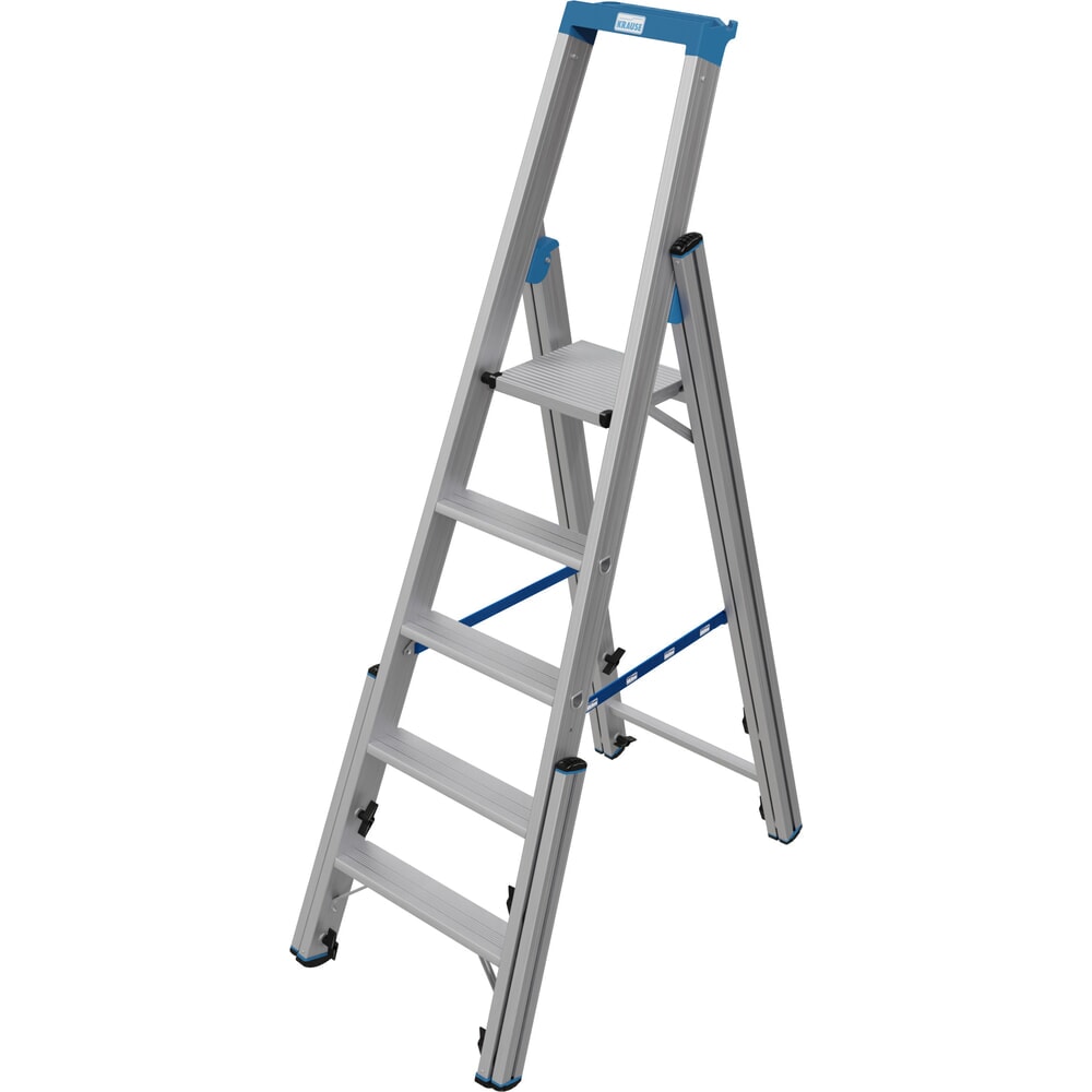 N° de l'image du produit 3 : Échelle télescopique KRAUSE® STABILO avec marches, accès unilatéral, 5 marches