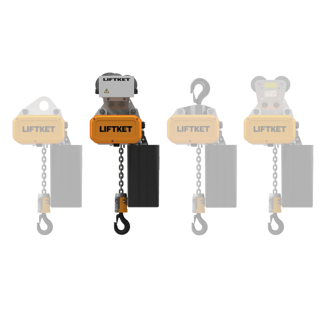 LIFTKET Palan à chaîne électrique S-Line avec mécanisme de déplacement électrique, capacité de charge 125 kg, 8/2 m/min N° de l'image du produit 4 : LIFTKET Palan à chaîne électrique S-Line avec mécanisme de déplacement électrique, capacité de charge 125 kg, 8/2 m/min