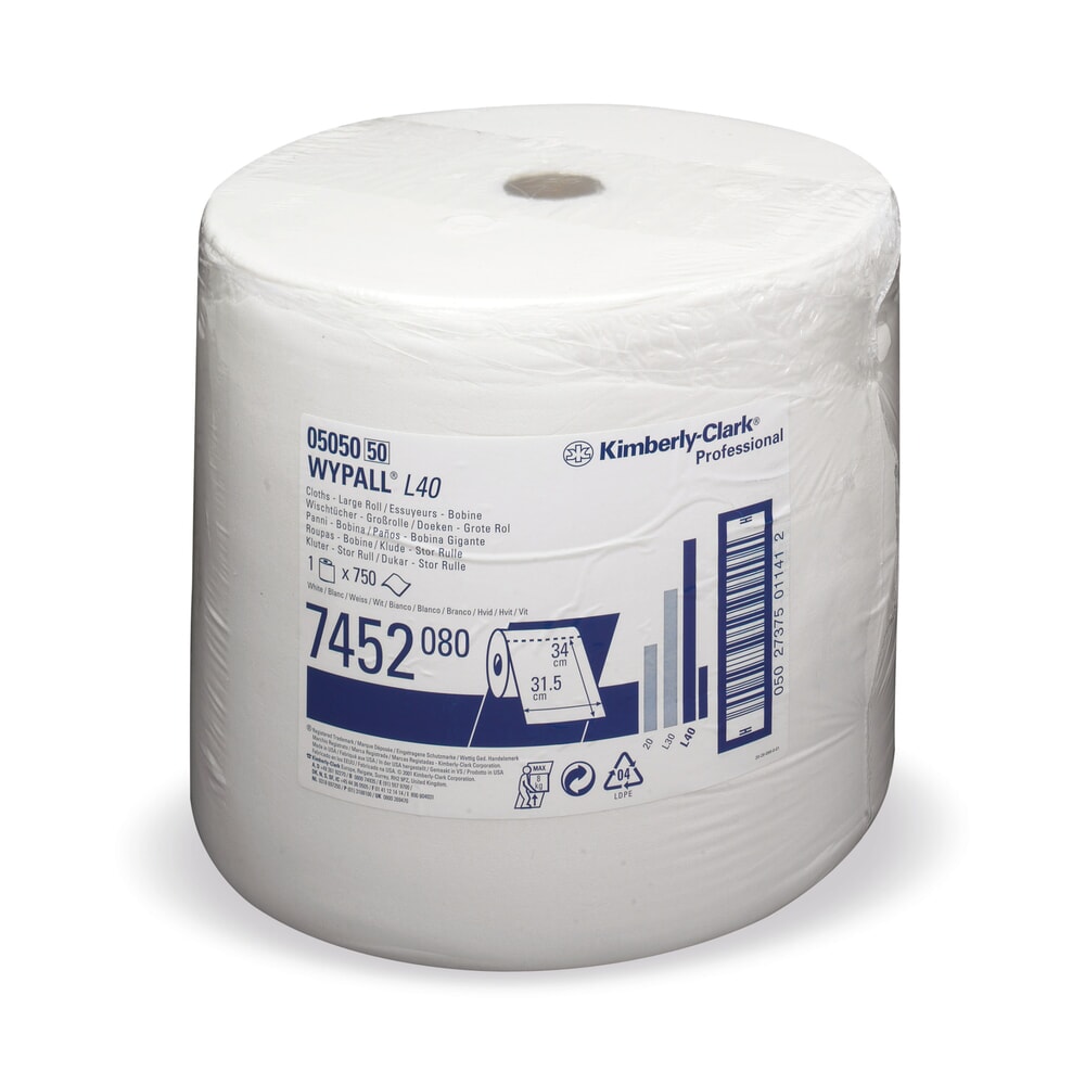 Illustration du produit: Lingettes WYPALL L30 Ultra+, Hxl 380 x 235 mm, 750 lingettes