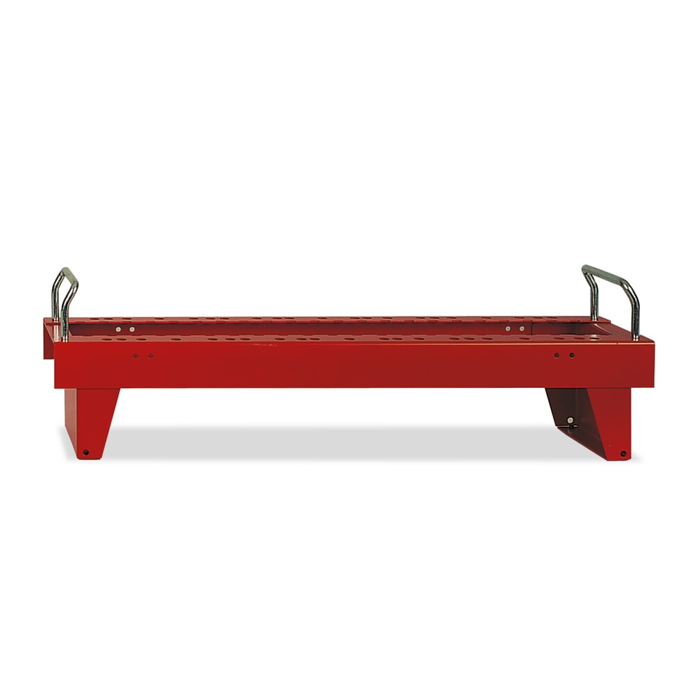 Illustration du produit: LOKOMA Porte-outils pour chariot de transport pour outils CNC, rouge rubis