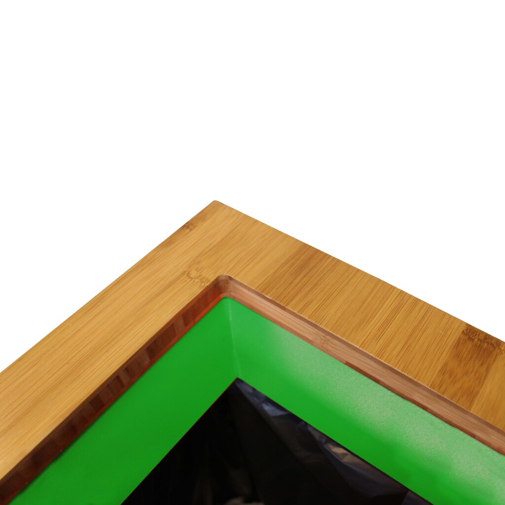Poubelle Paxa Large LUNE, 65 litres, vert N° de l'image du produit 2 : Poubelle Paxa Large LUNE, 65 litres, vert