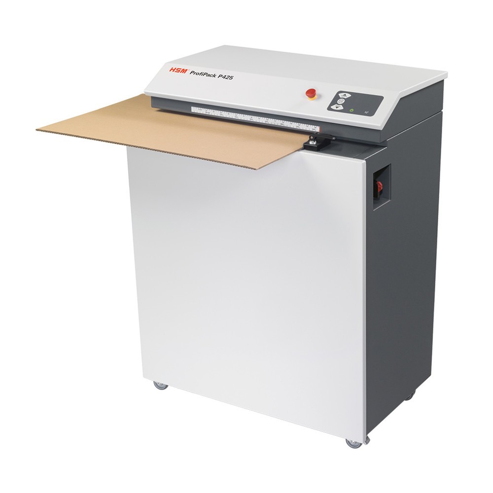N° de l'image du produit 5 : Machine de matelassage pour emballages HSM ProfiPack P425, courant triphasé, kit d'adaptation pour aspiration inclus