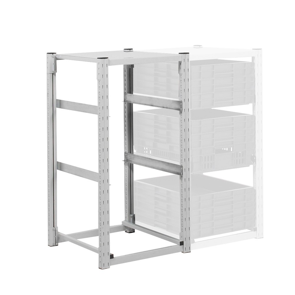N° de l'image du produit 2 : ManOrga Rayonnage à conteneurs pour boîtes Eurobox, TB, H x l x P 1 000 x 407 x 600 mm