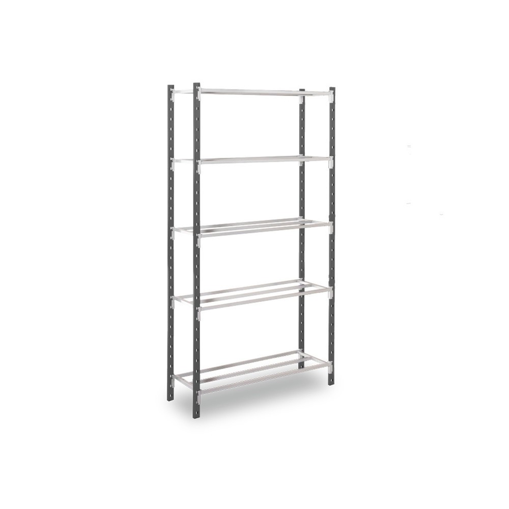 Illustration du produit: ManOrga Rayonnage à tablettes, TB, gris graphite/gris clair, FL 170 kg, H x l x P 2 000 x 1 000 x 300 mm