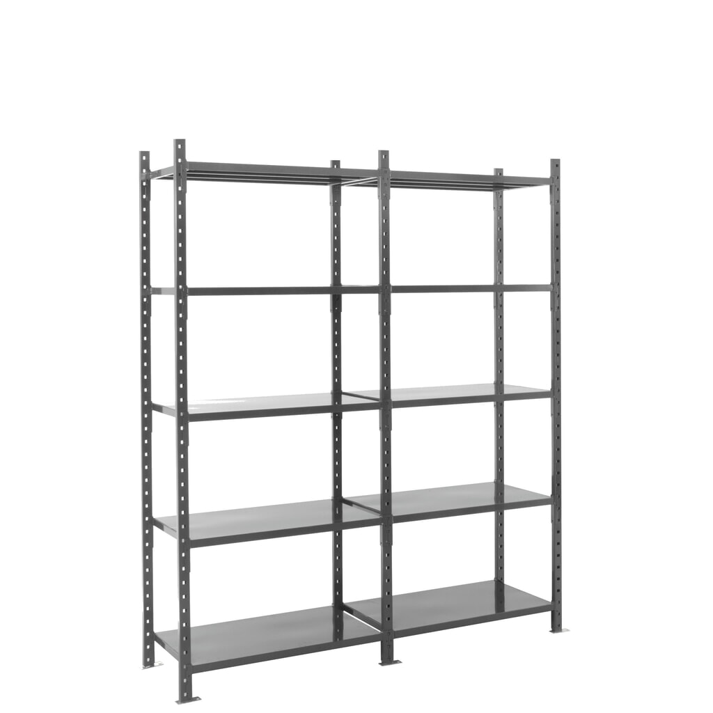 N° de l'image du produit 8 : ManOrga Rayonnage à tablettes, TA, avec panneaux d'acier, FL 500 kg, H x l x P 2 500 x 1 010 x 500 mm