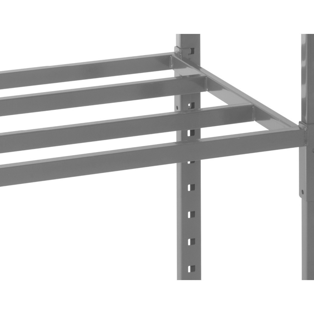 N° de l'image du produit 3 : ManOrga Rayonnage à tablettes, TA, avec tablettes en tubes d'acier, FL 500 kg, H x l x P 2 000 x 1 010 x 500 mm