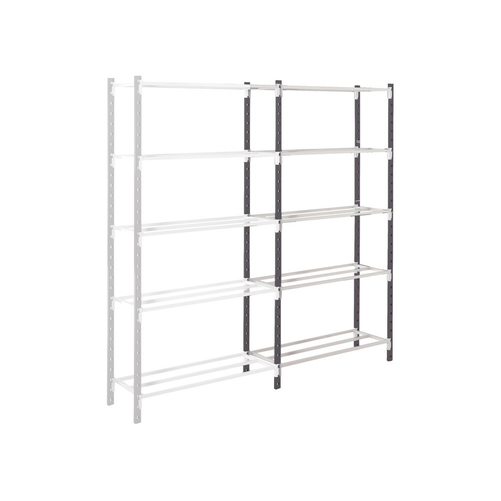 Illustration du produit: ManOrga Rayonnage à tablettes, TA, gris graphite/gris clair, FL 170 kg, H x l x P 2 000 x 1 000 x 300 mm