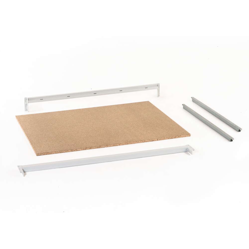 N° de l'image du produit 5 : ManOrga Rayonnage grande portée, avec panneaux agglomérés, TA, gris graphite/gris clair, H x l x P 2 000 x 2 000 x 800 mm