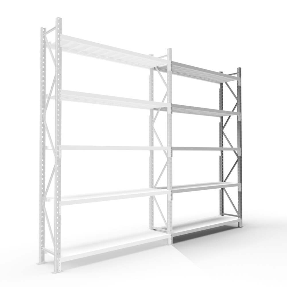 Illustration du produit: ManOrga Rayonnage grande portée, avec panneaux en acier, TA, H x l x P 3 000 x 1 800 x 600 mm