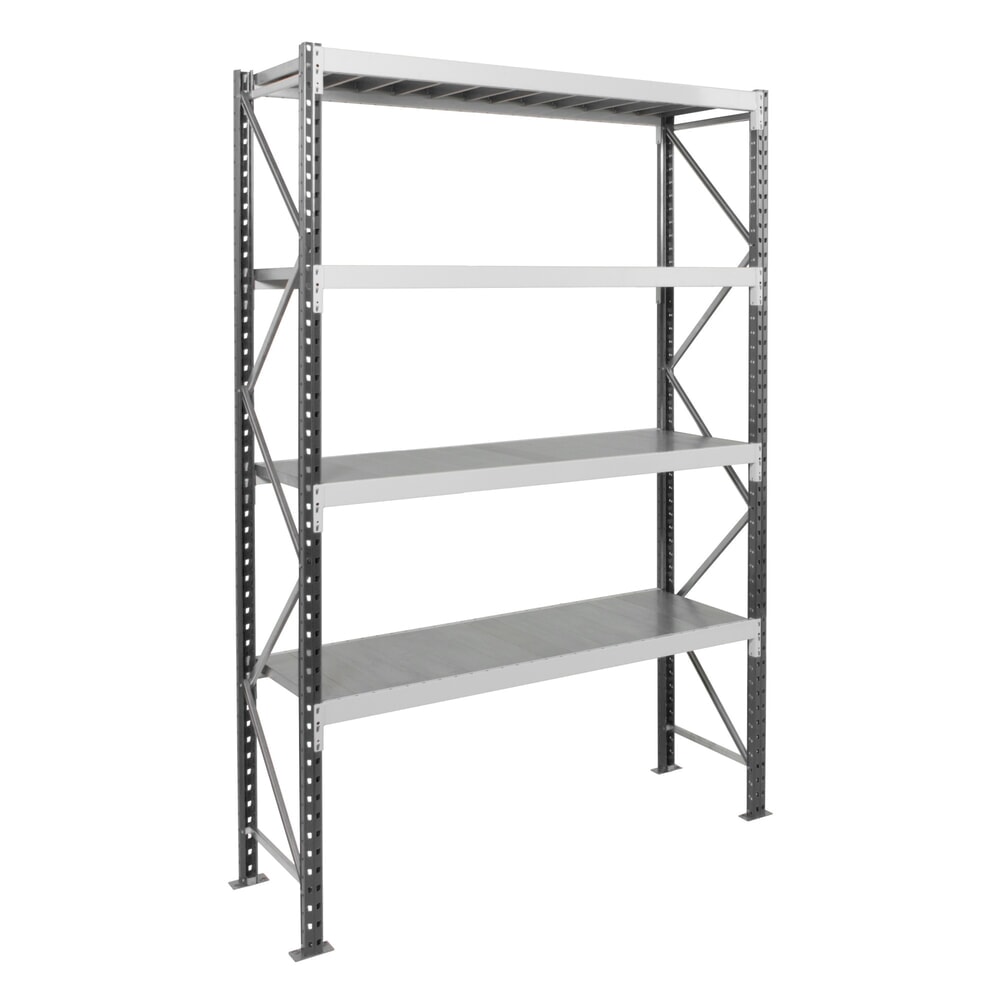 Illustration du produit: ManOrga Rayonnage grande portée, avec panneaux en acier, TB, H x l x P 2 500 x 1 800 x 600 mm