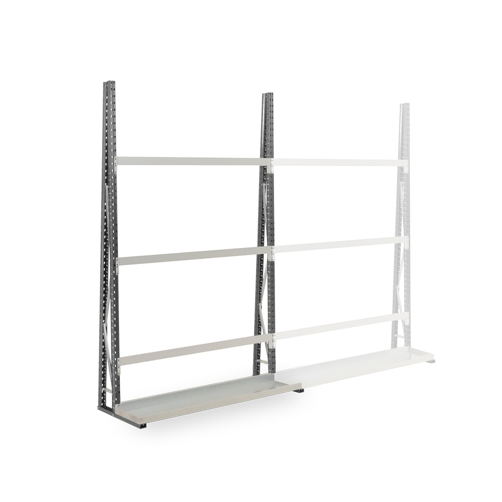 N° de l'image du produit 1 : ManOrga Rayonnage vertical, bilatéral, TA, H x l x P 2 500 x 1 500 x 680 mm